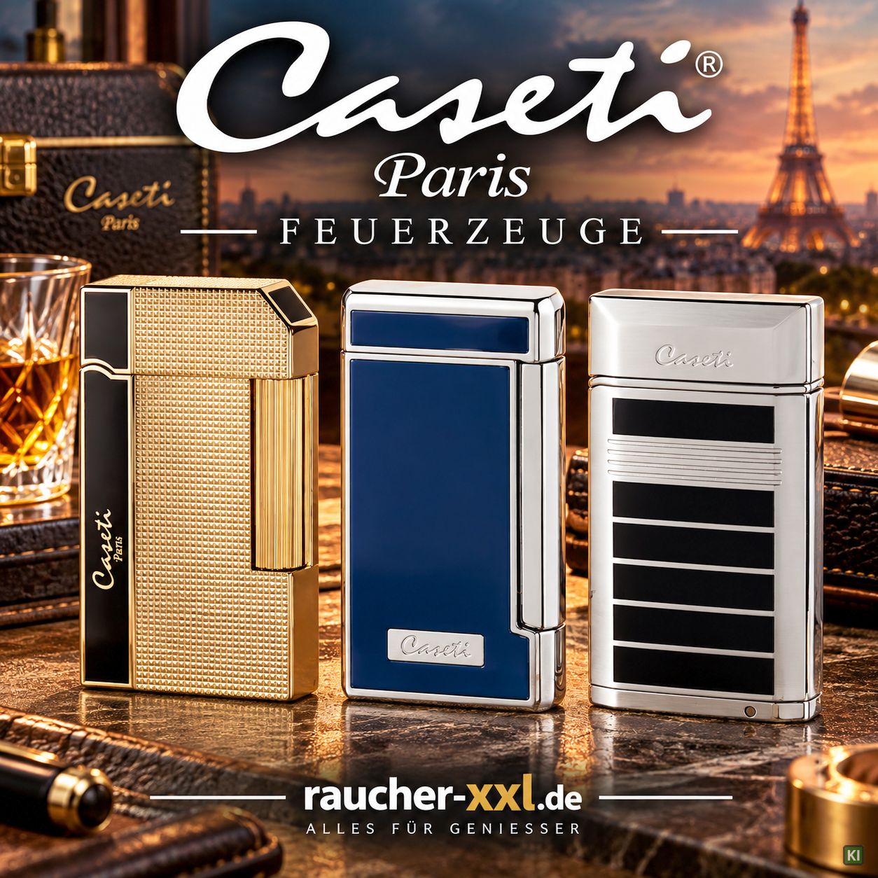 Caseti Paris Feuerzeuge