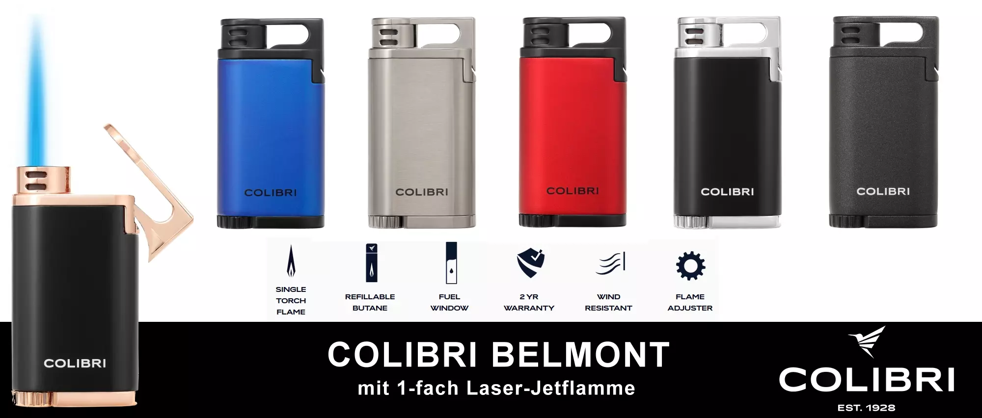 Colibri Belmont Feuerzeuge