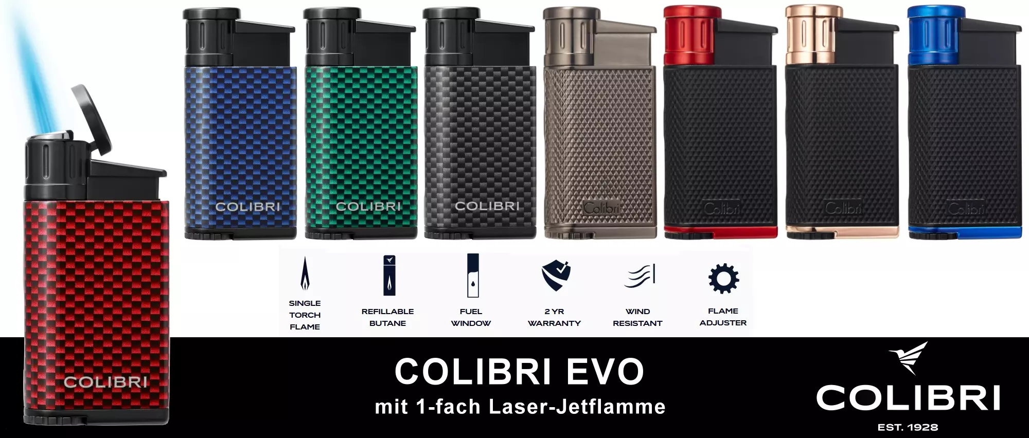 Colibri Evo Feuerzeuge