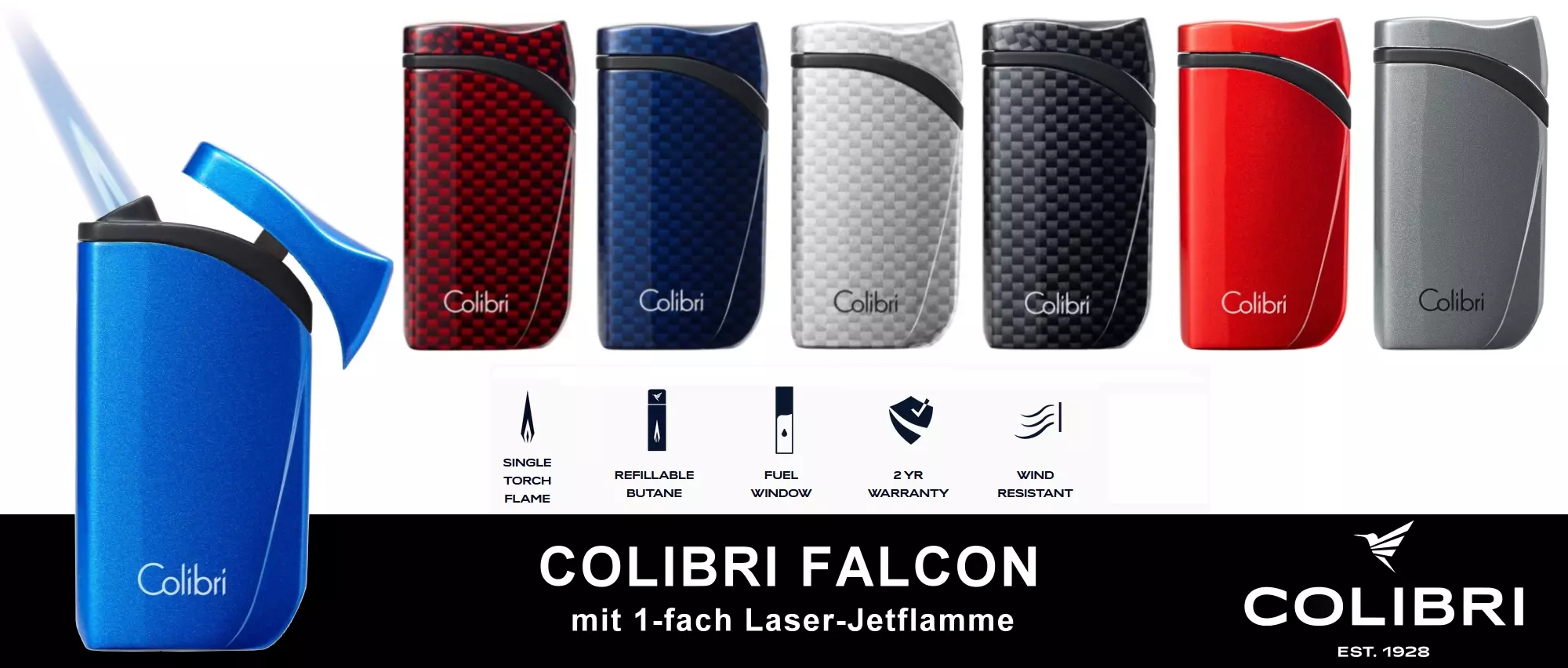 Colibri Falcon Feuerzeuge