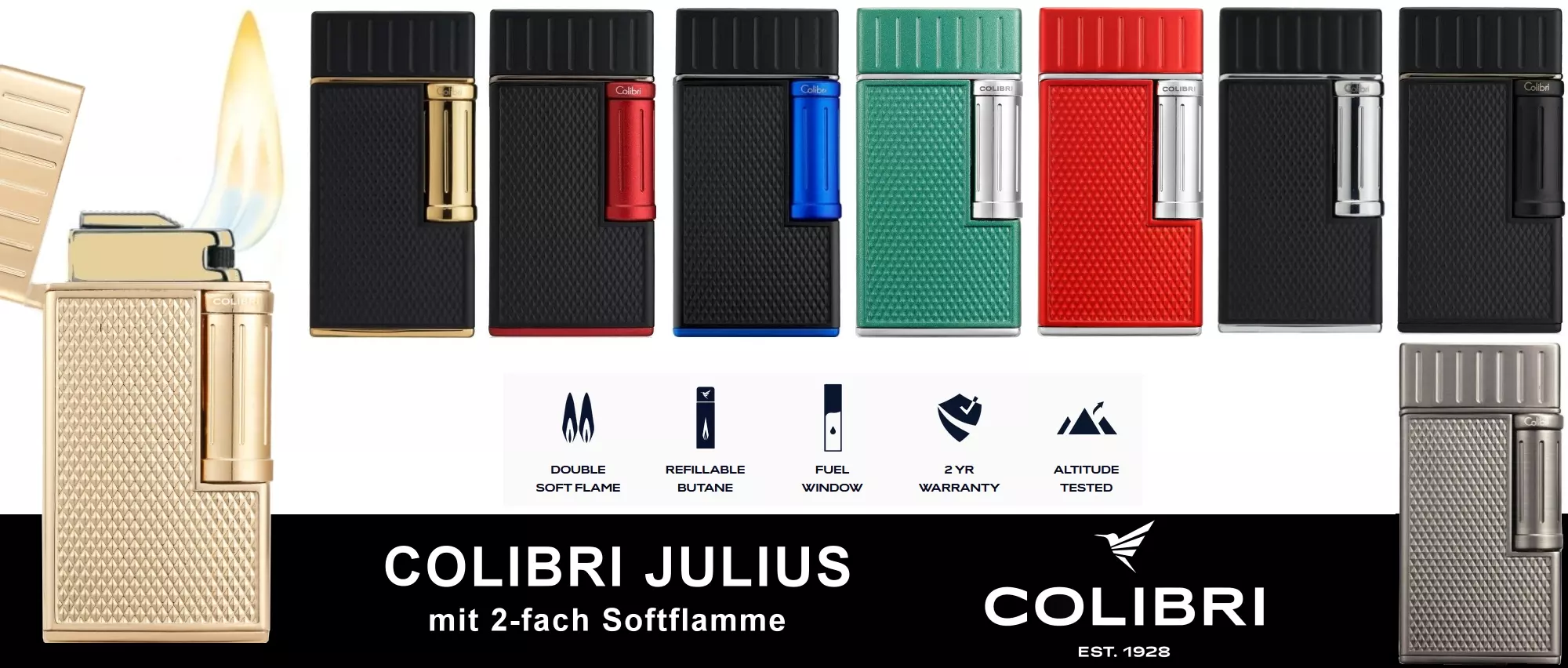 Colibri Julius Feuerzeuge