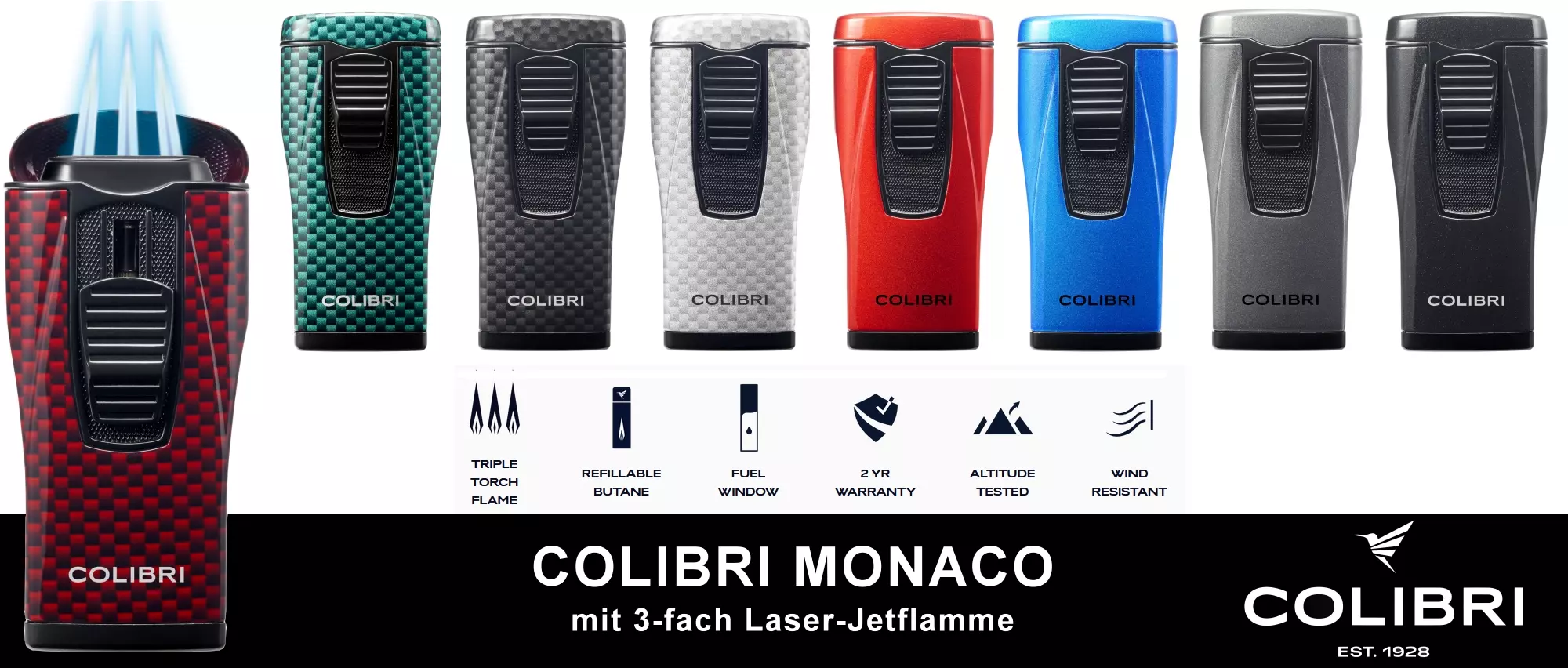 Colibri Monaco Feuerzeuge