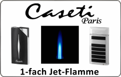 Kategoriebild Caseti Paris Feuerzeuge mit 1-fach Jetflamme