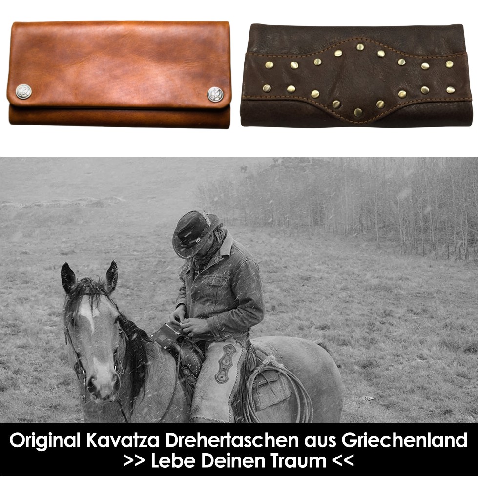 Original Kavatza Tabaktaschen Cowboy