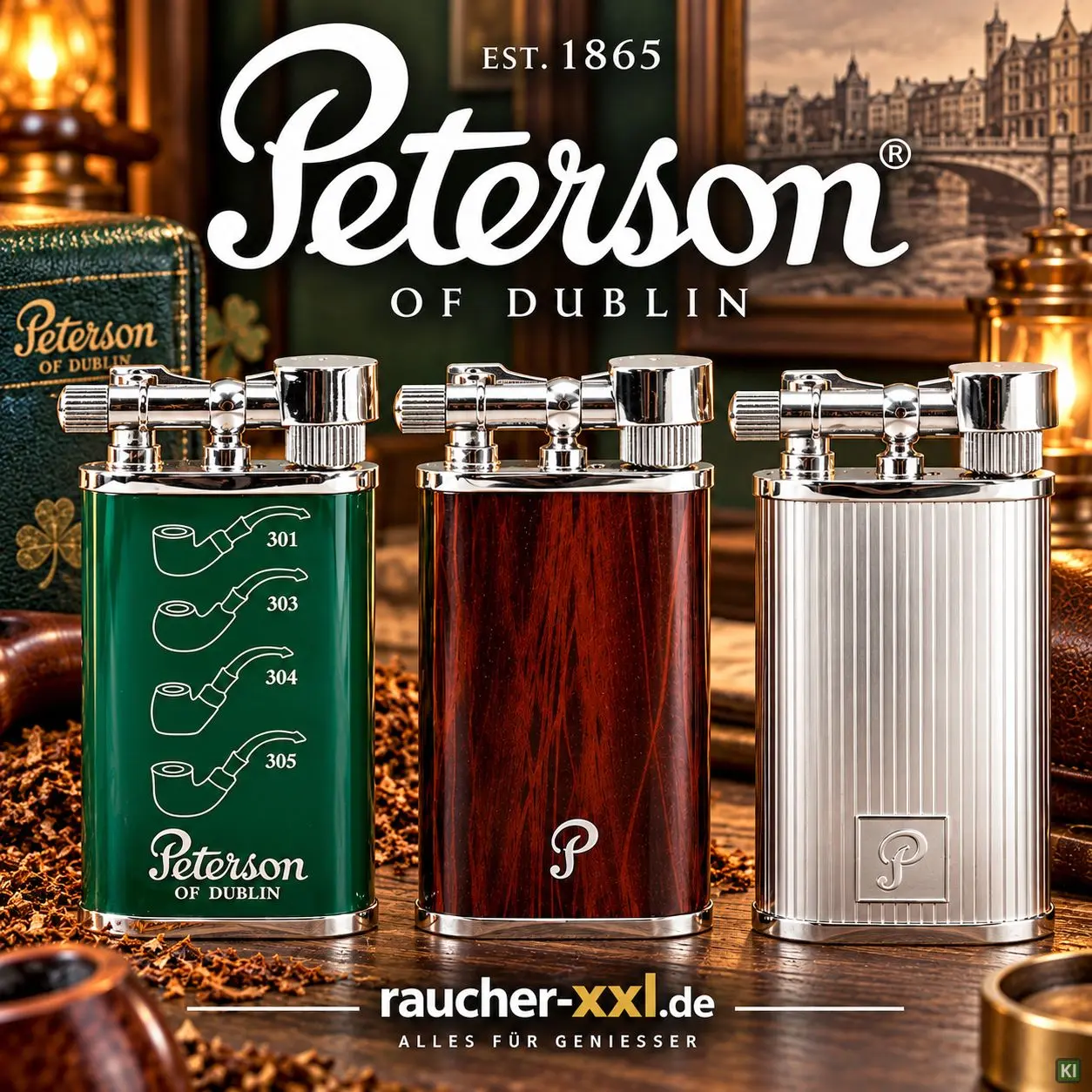 Peterson Pfeifen Feuerzeuge - Kategoriebild