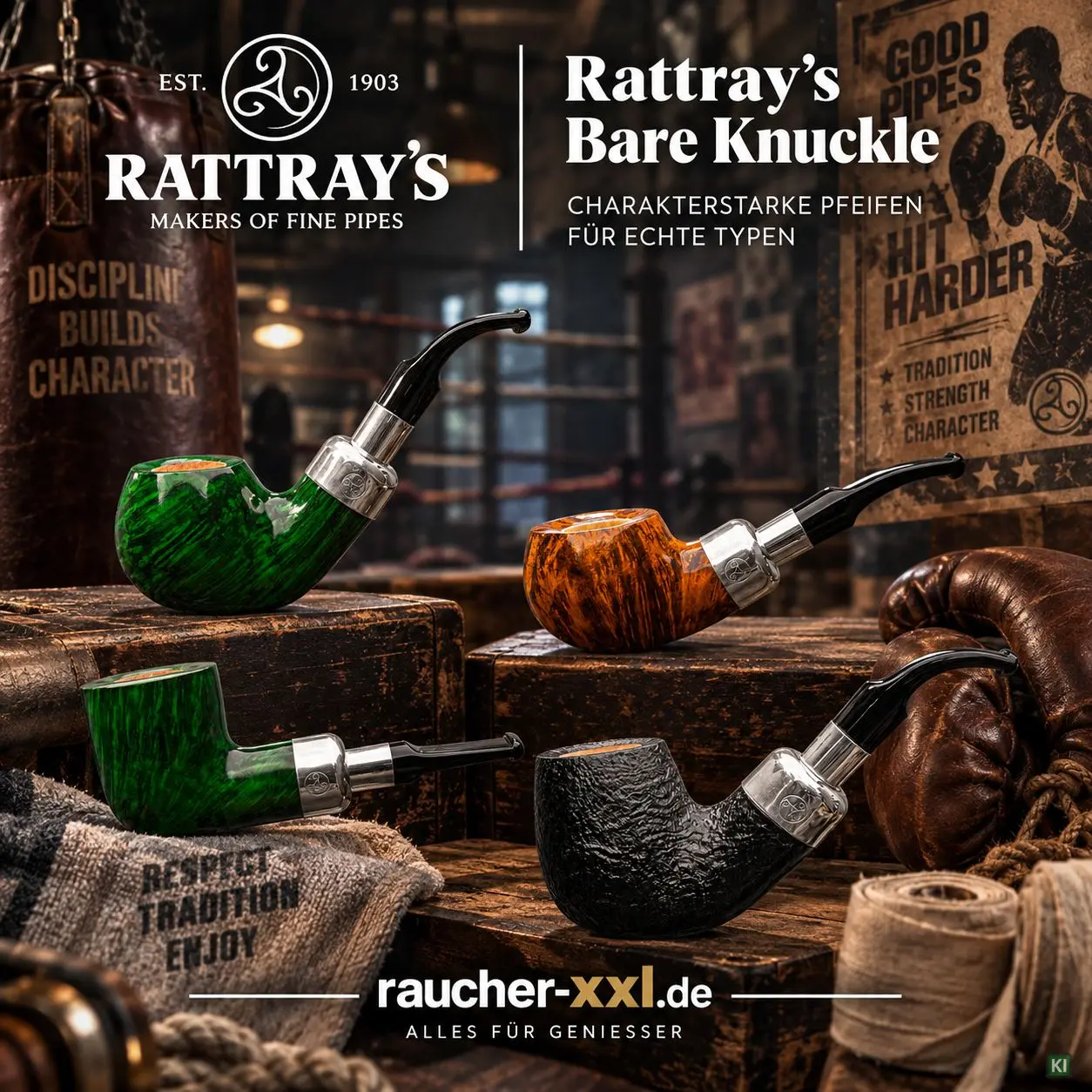 Rattray’s Bare Knuckle Pfeifen