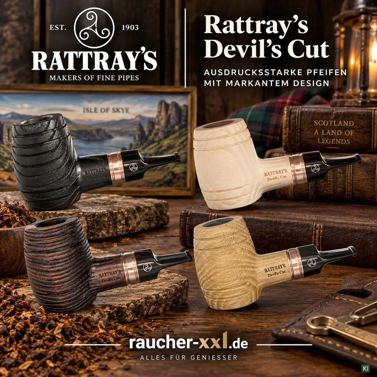 Rattray´s Devil's Cut Pfeifen - Kategoriebild