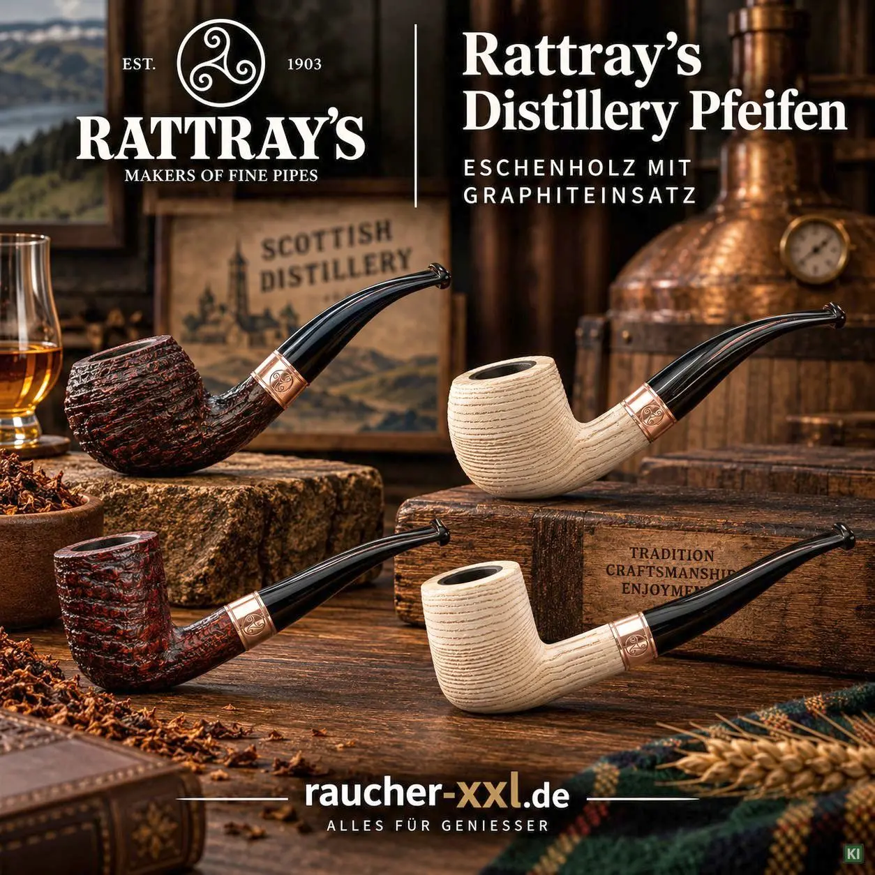 Rattray's Distillery Pfeifen - Kategoriebild