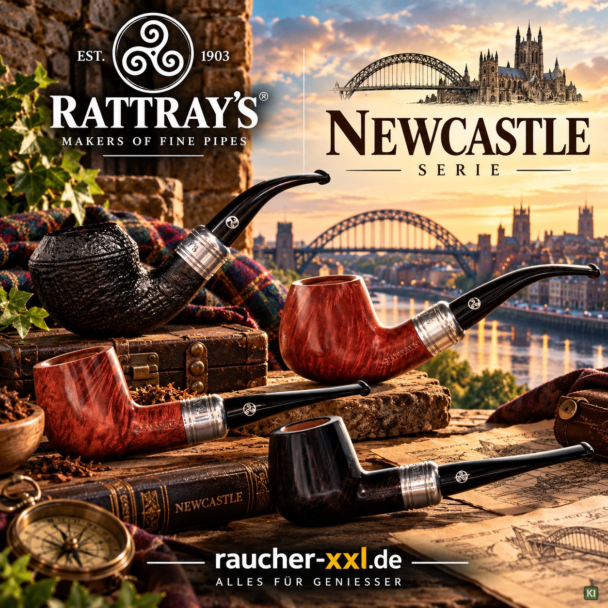 Rattray’s Newcastle Pfeifen Serie - Kategoriebild