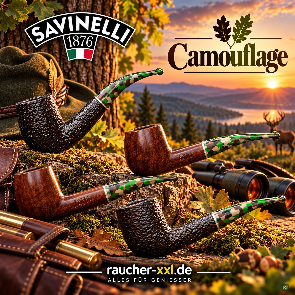 Savinelli Camouflage Pfeifen - Kategoriebild