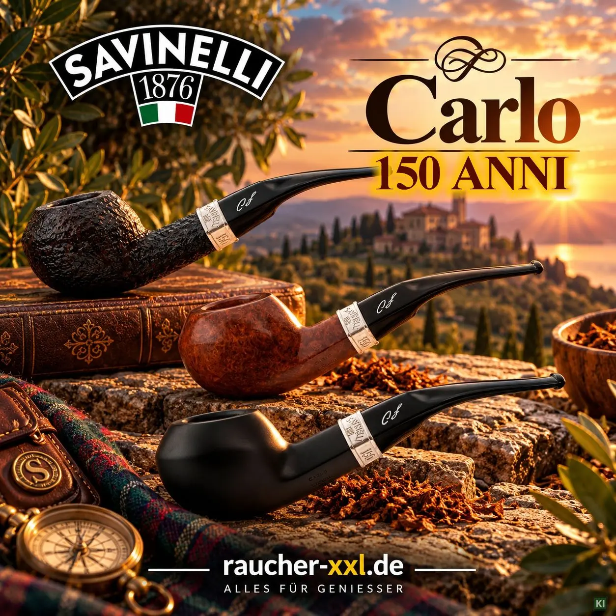 Savinelli 150 ANNI Carlo Jubiläumspfeifen