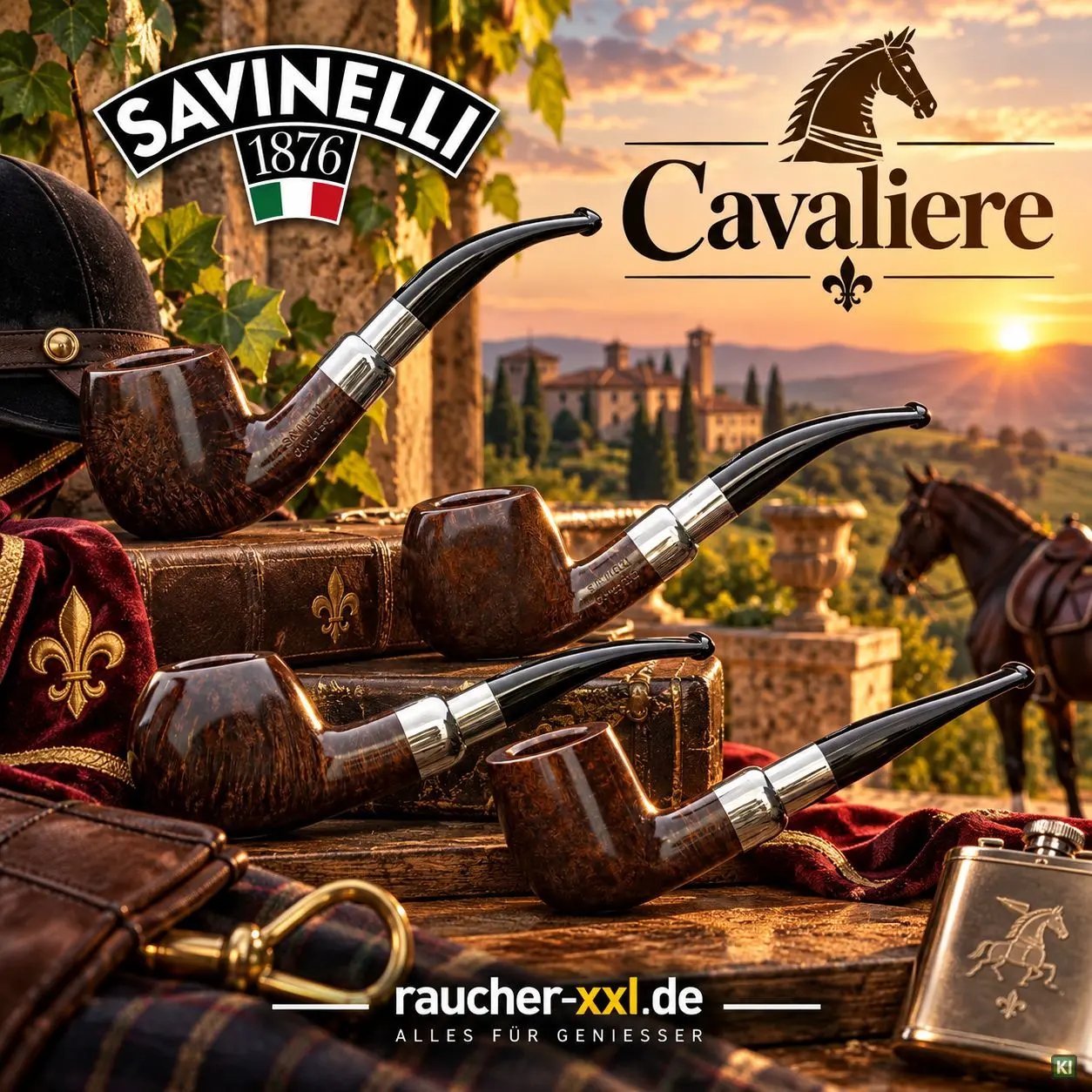 Savinelli Cavaliere Pfeifen