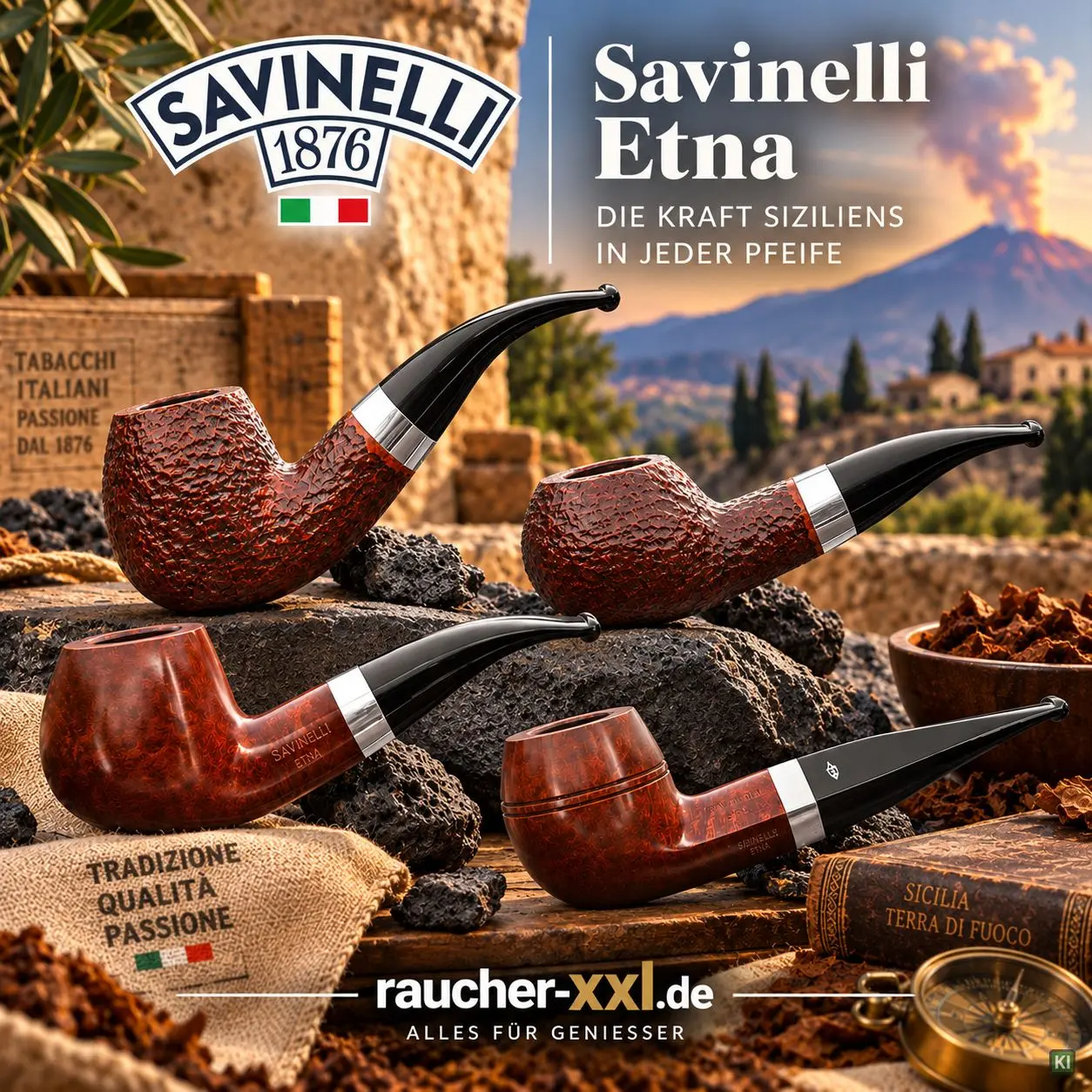 Savinelli Etna Pfeifen - Kategoriebild
