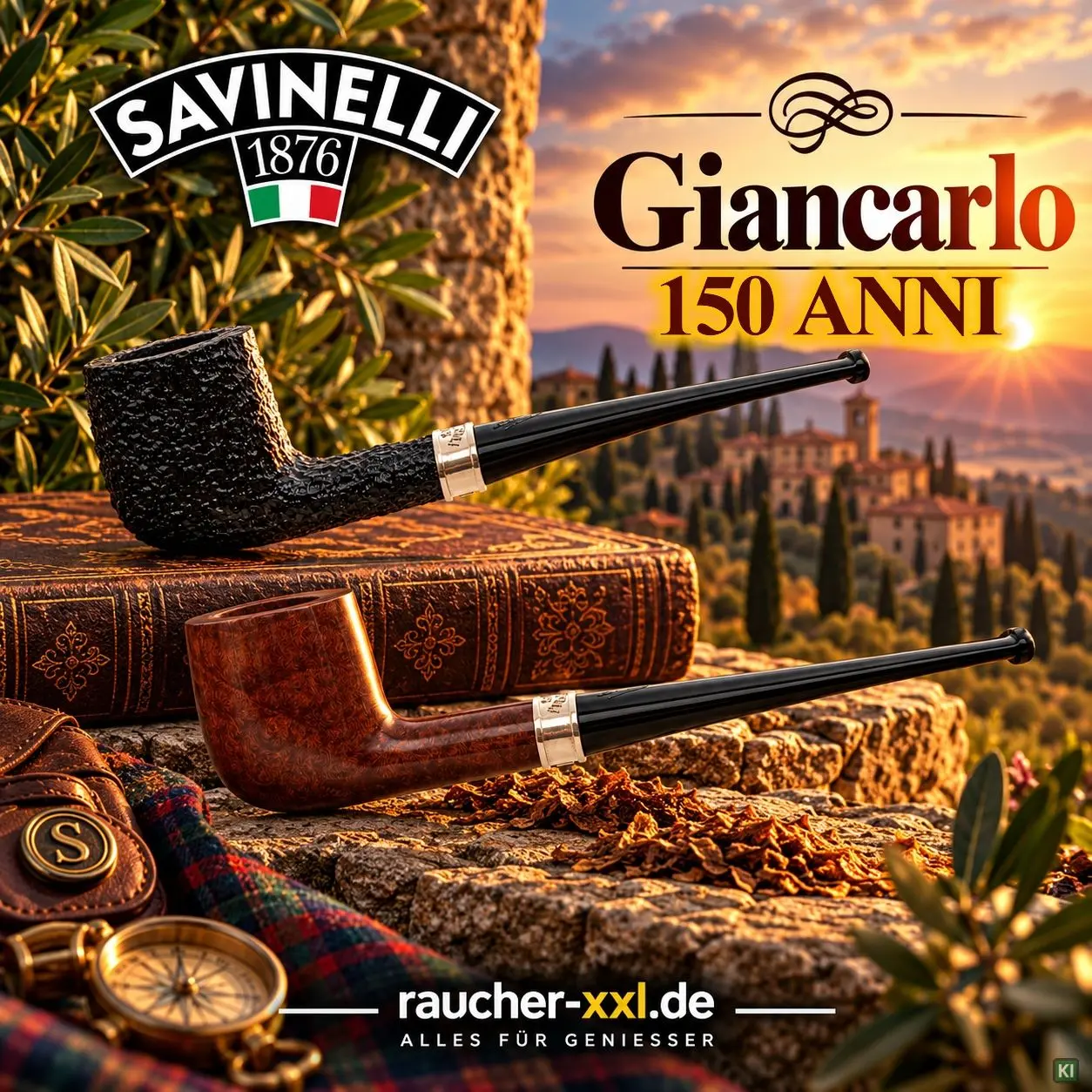 Savinelli 150 ANNI Giancarlo Jubiläumspfeifen