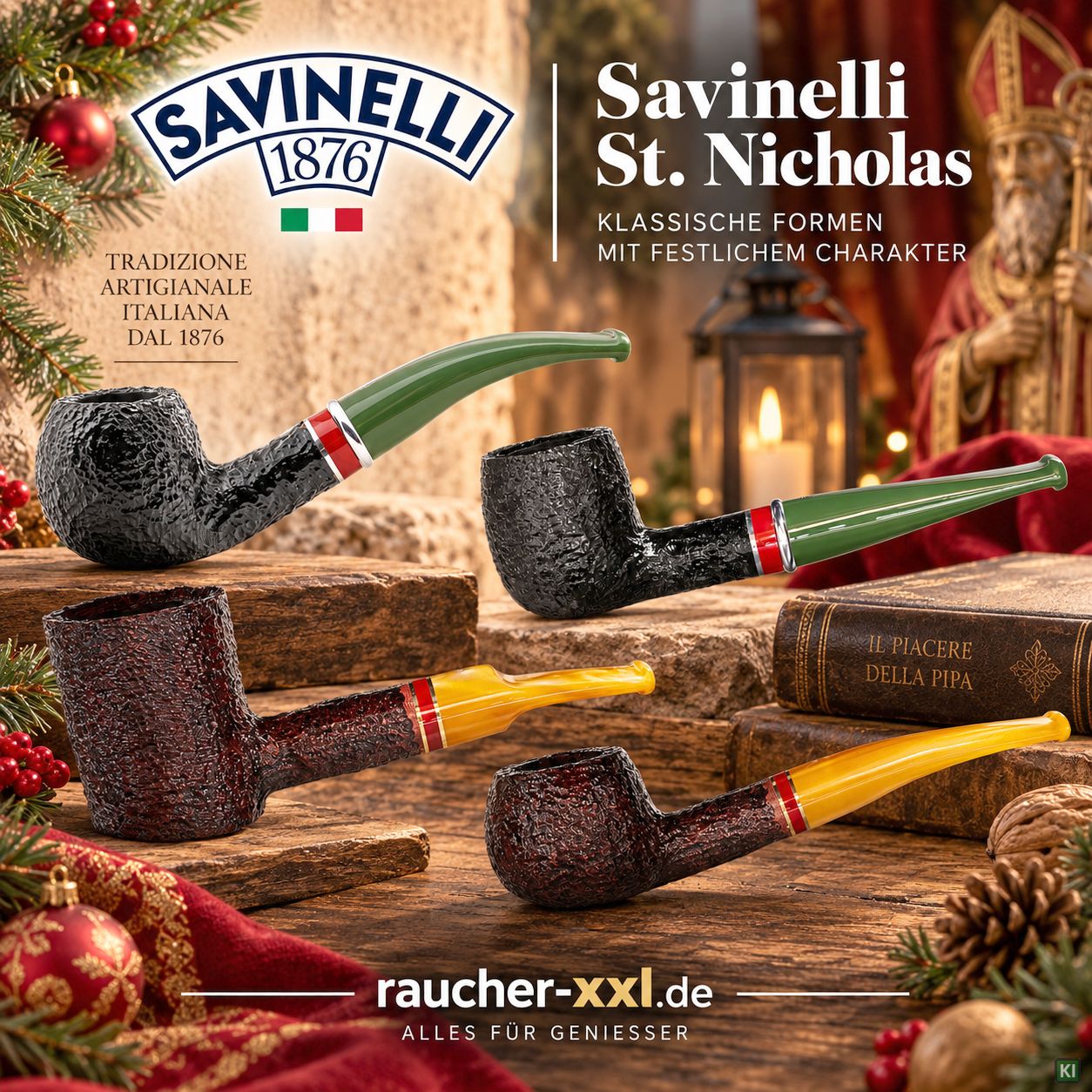 Savinelli St. Nicholas Pfeifen - Kategoriebild