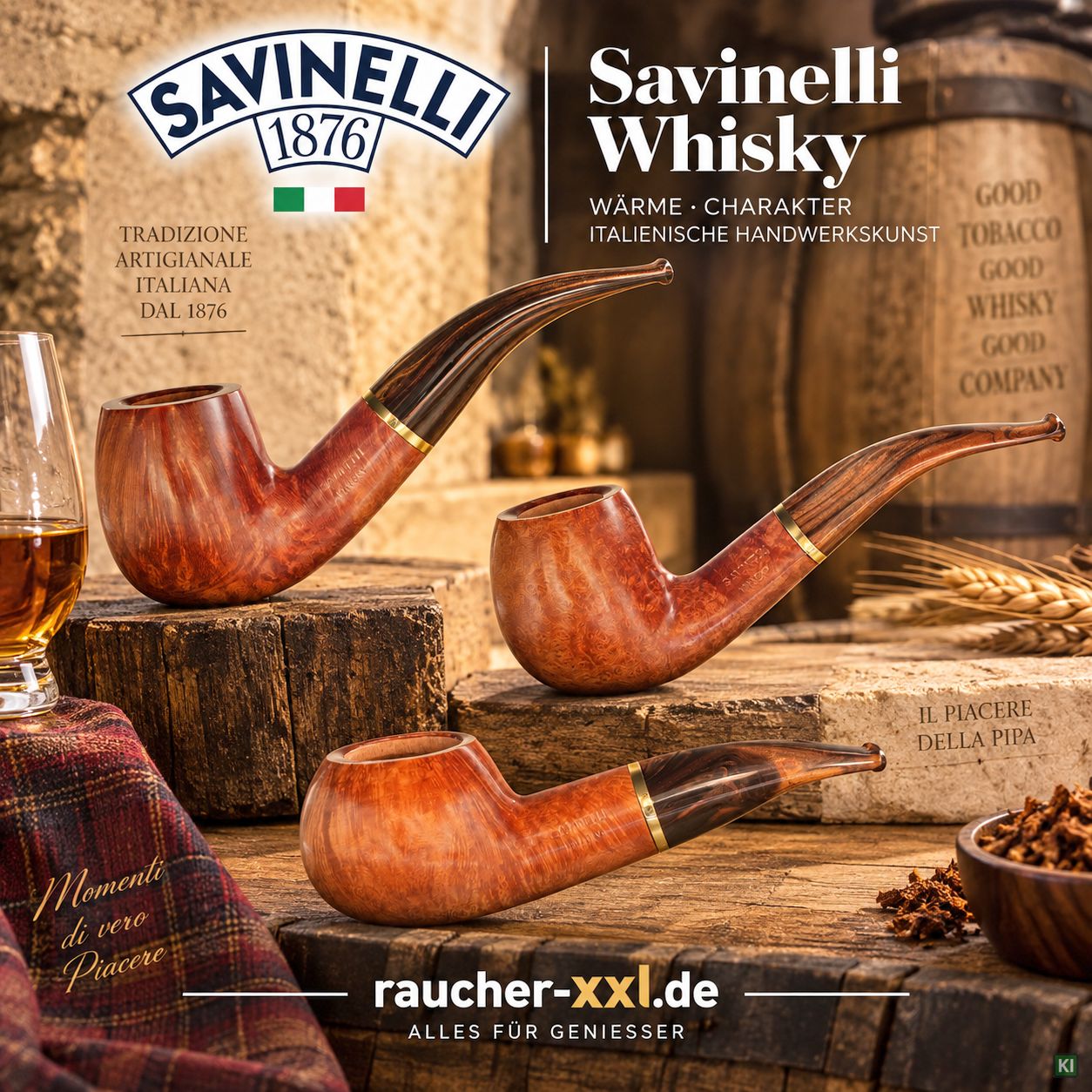 Savinelli Whisky Light Pfeifen - Kategoriebild