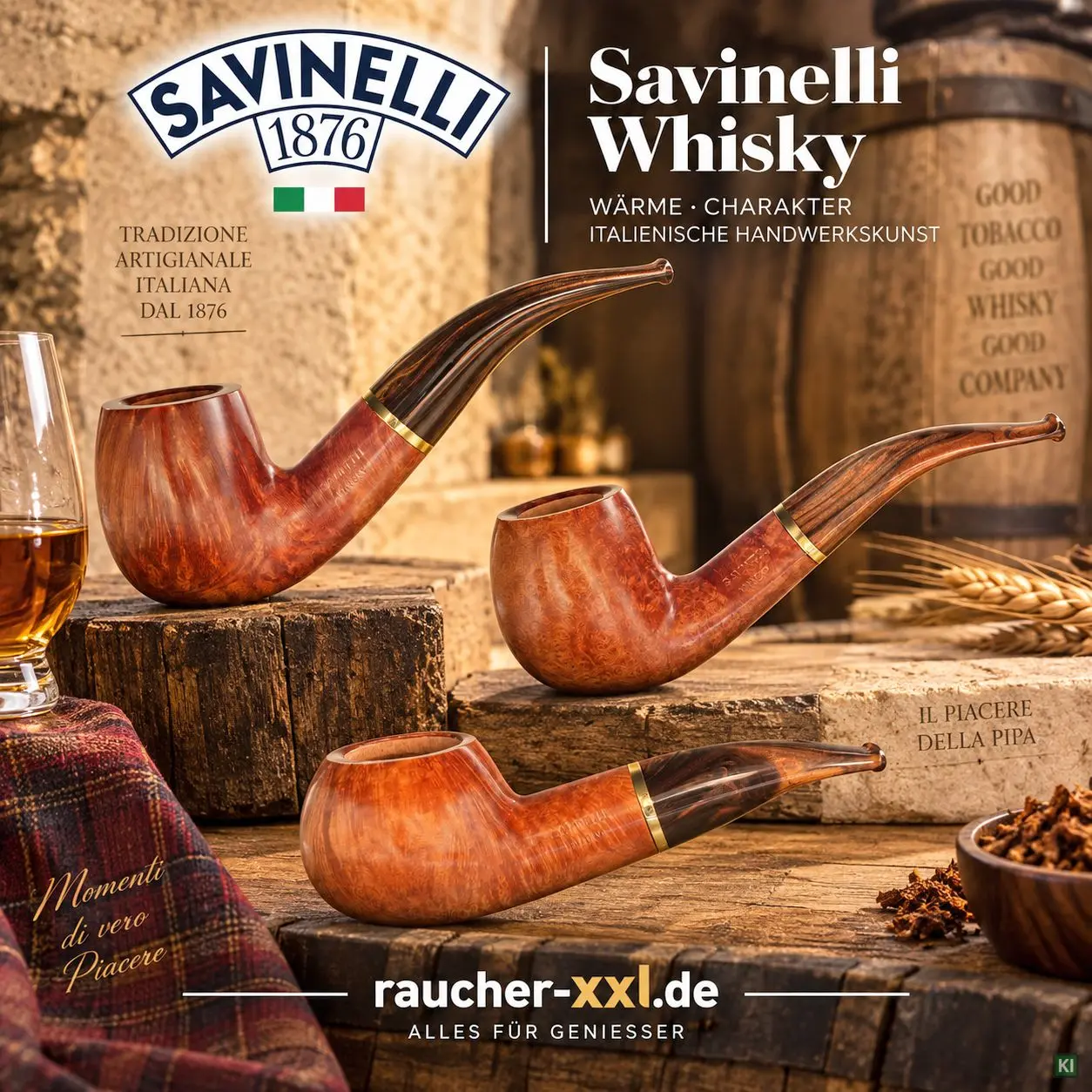 Savinelli Whisky Light Pfeifen - Kategoriebild
