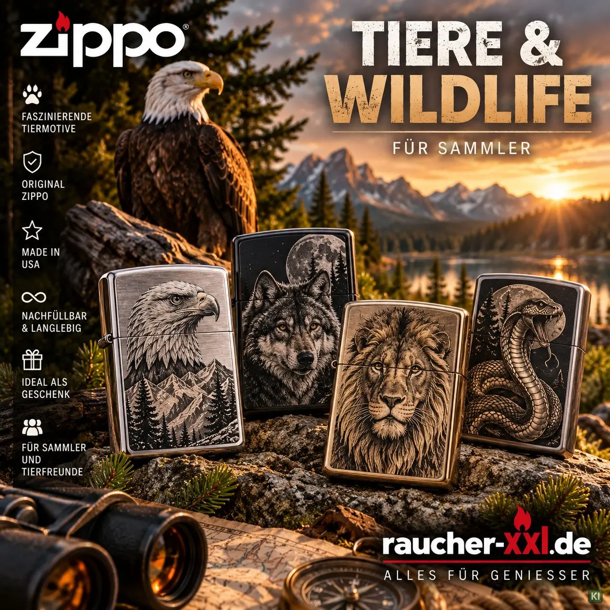Zippo Tiere & Wildlife