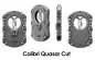 Mobile Preview: Colibri Cut Quasar Zigarrencutter silber metallic 25mm Schnitt