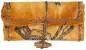 Bild Vorschau: Original MR Drehertasche Leder braun antik Pyrografie Skull 16.5cm Vorschaubild: Original MR Drehertasche Leder braun antik Pyrografie Skull 16.5cm