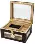 Vorschaubild: Humidor Ebony matt mit Glasfenster offen