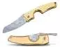 Vorschaubild: Fines Lames Le Petit Damasteel Björkmans Twist Gold Zigarrenmesser