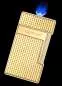 Vorschaubild: S.T. Dupont Slimmy Feuerzeug gold Diamond Flamme