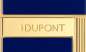 Vorschaubild: S.T. Dupont Slimmy Feuerzeug blau gold Logo