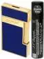 Vorschaubild: S.T. Dupont Slimmy Feuerzeug blau gold 028225