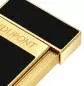 Vorschaubild: S.T. Dupont Slimmy Feuerzeug schwarz gold Ausschnitt