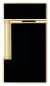 Vorschaubild: S.T. Dupont Slimmy Feuerzeug schwarz gold hinten