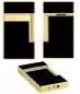 Vorschaubild: S.T. Dupont Slimmy Feuerzeug schwarz gold Ansichten