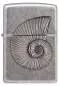 Vorschaubild: Zippo 2008203 Shell Ammonit in Silber antik Emblem Feuerzeug vorne