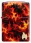 Vorschaubild: Zippo 60007852 Flaming Zippo Inferno 540° Fusion Tumbled Brass Frontansicht