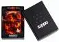 Vorschaubild: Zippo 60007852 Flaming Zippo Inferno 540° Fusion Tumbled Brass Geschenkverpackung
