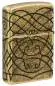 Vorschaubild: Zippo 60007909 Keltische Flamme Armor Antique Brass MultiCut Rückseite