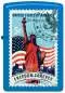 Vorschaubild: Zippo Americana Stamp Sky Blue Feuerzeug vorne