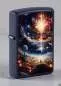 Vorschaubild: Zippo Andere Welten Navy Blau matt Feuerzeug Szene