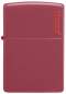 Vorschaubild: Zippo Brick Basismodell ziegelsteinrot mit Logo Feuerzeug vorne