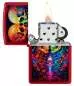 Vorschaubild: Zippo Candy Skull Candy Apple Red Feuerzeug offen