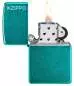 Vorschaubild: Zippo Candy Teal Blaugrün mit Logo Feuerzeug mit Flamme