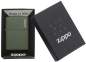 Vorschaubild: Zippo Classic Green Matte Basismodell mit Logo Feuerzeug Verpackung