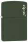 Vorschaubild: Zippo Classic Green Matte Basismodell mit Logo Feuerzeug