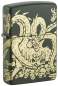 Vorschaubild: Zippo Dragon grün matt mit 360 Drachen Gravur Feuerzeug