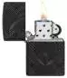 Vorschaubild: Zippo Flame Armor Case schwarz matt Feuerzeug offen