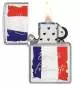 Vorschaubild: Zippo French Motto Chrom Emblem Feuerzeug offen