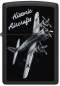 Vorschaubild: Zippo Historic Aircrafts schwarz matt Feuerzeug vorne