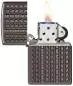 Vorschaubild: Zippo Geometric Muster Armor Case Black Ice offen