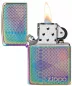 Vorschaubild: Zippo Illusuion Line Laser Multi Color 360 Laser Gravur Feuerzeug offen
