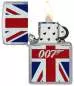 Vorschaubild: Zippo James Bond 007 Union Jack Chrom gebürstet 60007546 offen
